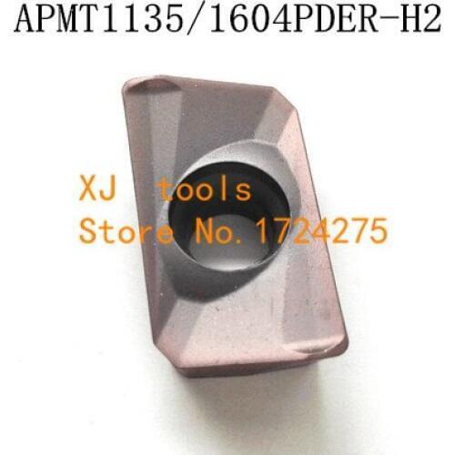 10pcs Carbide blade APMT1135PDER /APMT1604PDER H2,CNC milling insert,numerical control lathe tool, suitable for stainless steel
