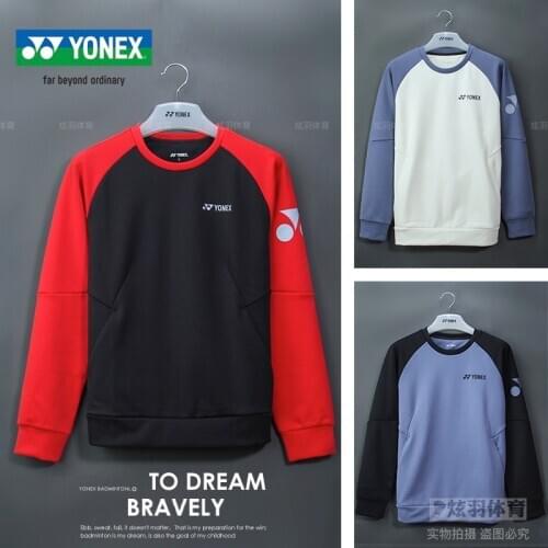 2020 New Yonex Winter men and women badminton coat Long sleeve sweater pants Sportswear suit 130040BCR