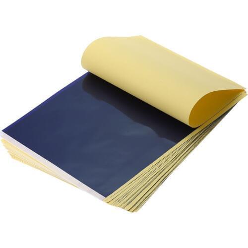 5pcs Tattoo Transfer Paper Tattoo Supplies 4 Layers Copy Carbon Tracing Paper Thermal Transfer Papier Tattoo Stencil tatuagem