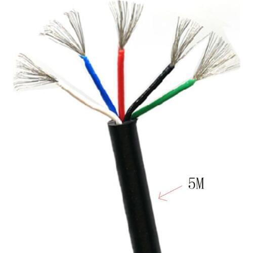 5 Cores Cable Wire Electronic Soldering Iron STC-T12 Line Welding Station Handle M89B