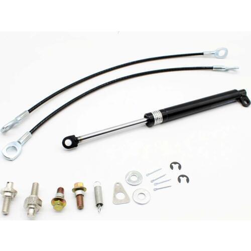 4x4 Pickup Accessories Stainless Rear Tailgate Slow Down Gas Shock Struts Damper for Isuzu New D-MAX /Rodeo 2012-2015 2016 2017