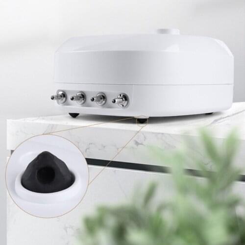 Aquarium Air Pump 2.5W/6W/8W/12W Ultra-Quiet Fish Tank Bubbler Air Pump with 4 Outlets Adjustable Output Oxygen Aerator