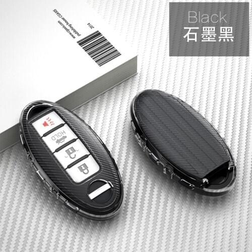 TPU Car Key Case Cover For Nissan Tidda Livida X-Trail T31 T32 Qashqai March Juke Pathfinder Note GTR Keychain Ring Holder