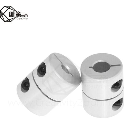 3D printer parts T8 lead screw rigid shaft coupler clamp stepper servo motor coupling d20 l25 5x8x25mm for creality cr10 ender 3