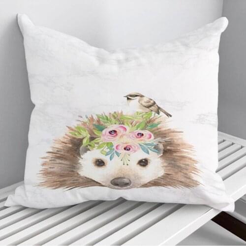 Baby Animal Floral VIII Throw Pillows Cushion Cover On Sofa Home Decor 45*45cm 40*40cm Gift Pillowcase Cojines Dropshipping