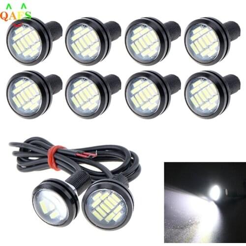 2Pcs 12 SMD LED Daytime Running DRL Backup Light Driving Light 12V 15W ABS Material Car Reversing Lamp Reversing Light