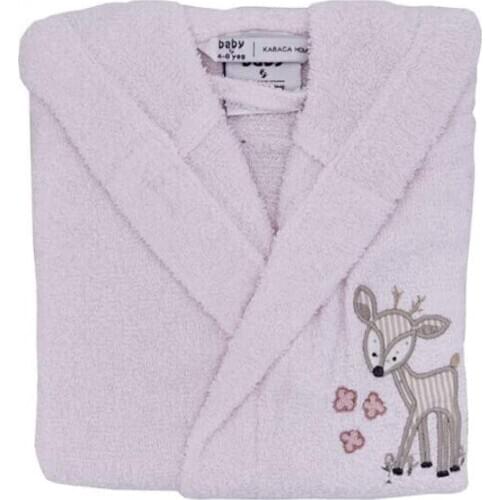 Karaca Home Doe 4-6 Age Bathrobe - Pink Content: 1 Piece Bathrobe Material: 100% Cotton