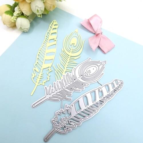 Julyarts 2Pcs Leaf Dies Metal Cutting New Die for ScrapbookingPhoto Album Embossing Card Making Die Metal Crafts Die Cut Stitch