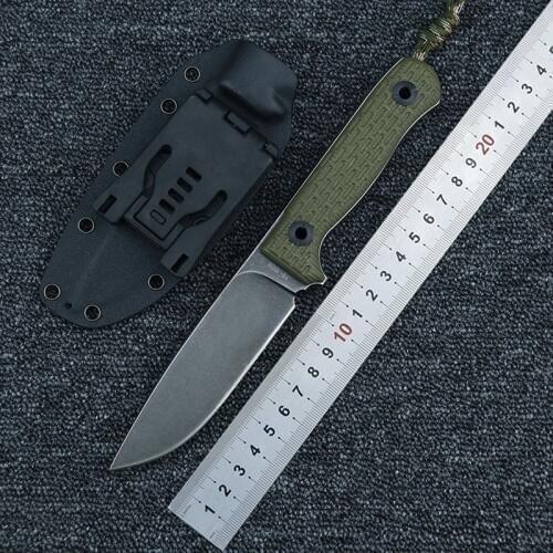 LEMIFSHE knife Niolox blade G10 handle k sheath outdoor camping woodworking garden multi-purpose hunting tools