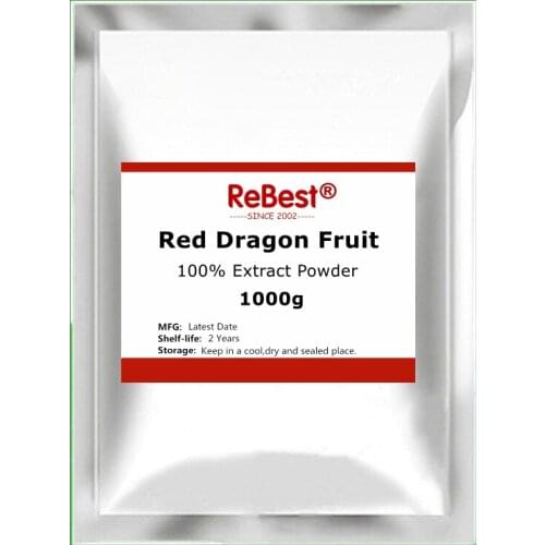 Best Superfruit 100% Red Dragon Fruit Extract Powder,High Quality Pitaya Juice Powder,Strawberry Pear,Non-GMO,Vegan Friendly