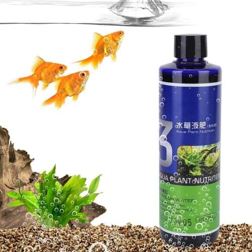 Fish Bowl High-enriched Nutrition Water Plant Liquid Fertilizer Nutrient Solution for Fish Tank Aquarium 260ml Aquarium Plants