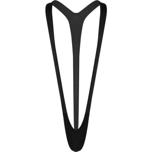 IEFiEL Mens Sexy Exotic Panties Jockstraps Bulge Pouch Fluoro Teddies Thong G-String Sissy Clubwear Gay Male Bikini Swimwear