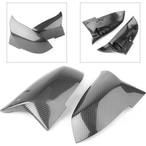 Car Door Rear View Side Mirror Cover Trim For BMW F20 F21 F22 F23 F30 F31 F32 F36 X1 E84 F87 M2 Carbon Fiber Styling