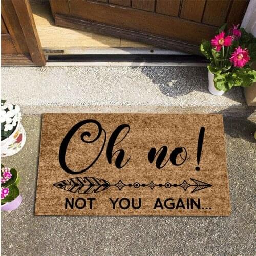 Entrance Door Floor Mat Bathroom Rugs Rectangle Non-Slip Foot Pad Home Welcome Carpet For Hallway Decor Doormat