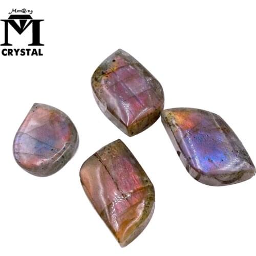 Natural Crystal Purple Labradorite Stone Gemstone Moonstone Sunstone Healing Rock Room Decoration Gift