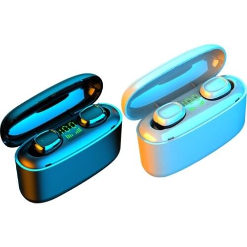 2021 Newest 3500mah LED Bluetooth Wireless Earphones Headphones Earbuds TWS Touch Control Sport Headset Noise Cancel Waterproof