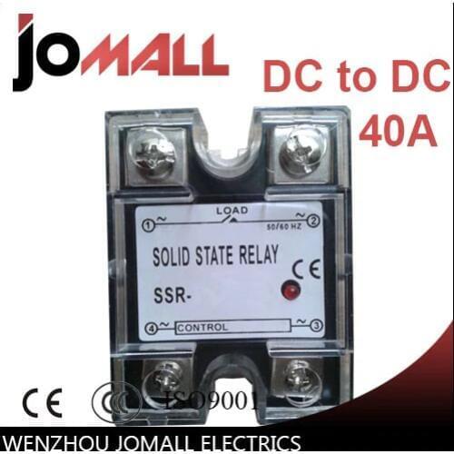 SSR -10DD-H/25DD-H/40DD-H DC control DC SSR general purpose sealed Single phase Solid state relay 220vdc