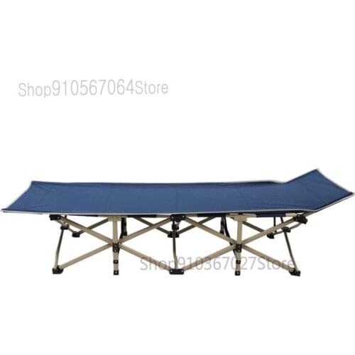 Office folding lunch break bed accompanying bed portable nap bed outdoor single folding recliner camp bed