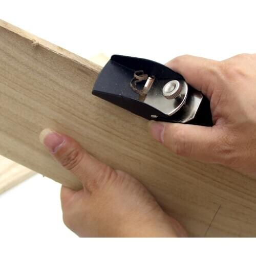 Portable Mini hand planer adjustable Flat Bottom Edge wood Trimming working Joinery carpenter Home tools for Fine processing