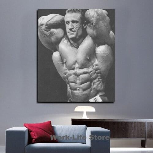 Dorian Yates English Top Bodybuilder Mr Poster Painting Art Poster Print Canvas Home Decor Picture Wall Print
