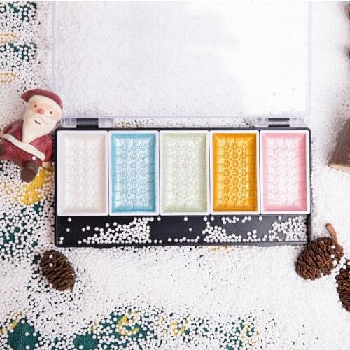 Profession Watercolor Paint Set Metallic Glitter For Artists School Stationery Graffiti Tool Solid Pigment Art Supplies Students