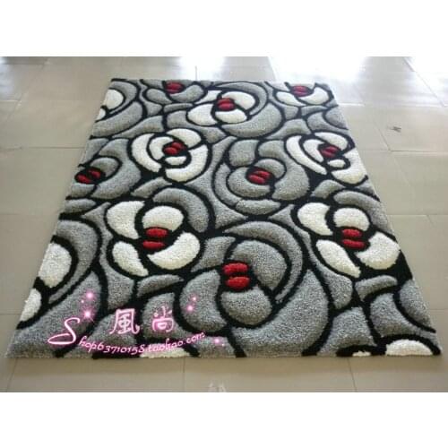 Luxury 3d three-dimensional carpet living room coffee table encryption thickening carpet