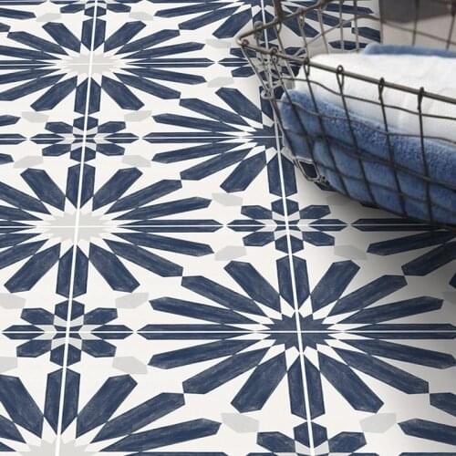 Self-adhesive Floor Stickers Waterproof,Non-slip Bathroom Kitchen Floor Tiles Decal Modern Home Decor PVC Floor Vinyl
