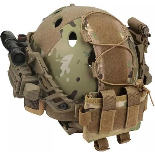 Tactical Helmet Battery Pocket Helmet Battery Pack Helmet for Airsoft Hunting Outdoor Sports Accessory