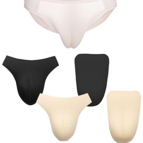 Sissy Crossdressing Mens Control G-String Gaff Padded Panties Insert Pad Fake Female Role Play Underwear Crossdresser Lingerie