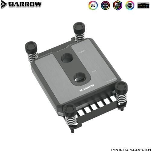 Barrow CPU Water Block For AMD AM3 AM4 Platform Dedicated LRC2.0 5V 3Pin High Density Jetting Micro-Waterway LTCB03A-04N