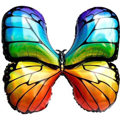 1pc Colourful Butterfly Animal Foil Balloons Jungle Birthday Party Decorations Kids Wedding Decoration Toys Baby Shower Globos