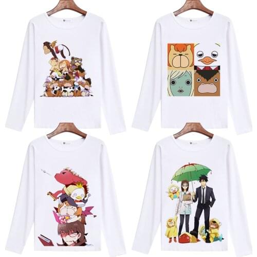 Yondemasuyo, Azazel-san. Z Cosplay T Shirt I'm reading, Mr. Azazel Cartoon Print Long Sleeves T-Shirt Casual Top Tee tshirt