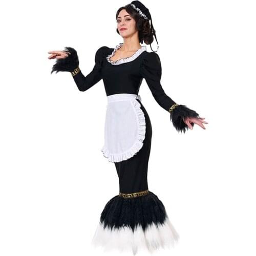 Sexy Women Mermaid Costume Skirt Fancy Party France Concert Maxi Skirts Mermaid Tail Party Evening Feather Duster Dance Dress