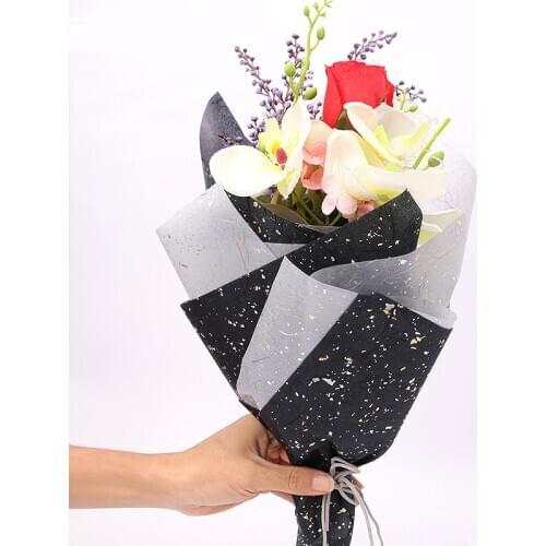 10pcs/lot 60x60cm Gold Silver Sequins Tissue Paper Flower Wrapping Paper Gift Packaging Craft Paper Roll Wine Clothing Packing