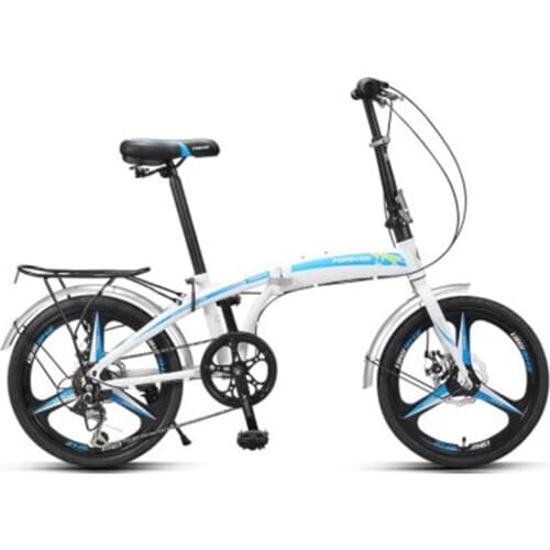 20 Inch Folding Bike Ultra Light Portable Bicycle With Bicycle High Carbon Steel Frame Variable Speed