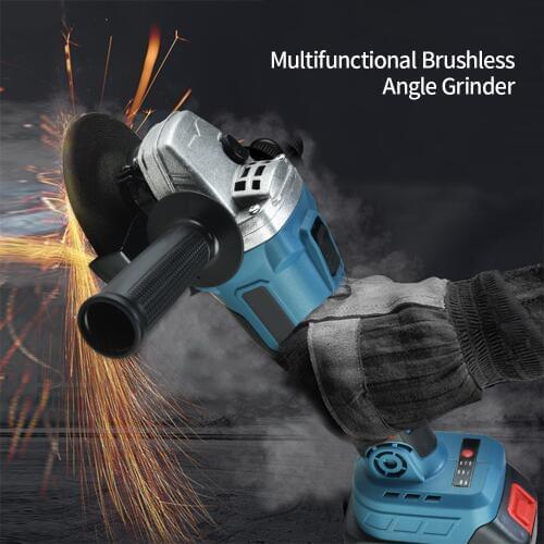 24V 4500/3000mAh Brushless Angle Grinder Grinding Machine Electric Angle Grinder Angular Finishing Grinder Power Tools