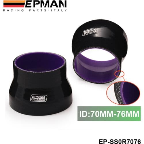 2.75"-3"70mm-76mm Turbo Intercooler Pipe 4-Ply Silicone Transition Coupler Hose Reducer For BMW MINI COOPER EP-SS0R7076