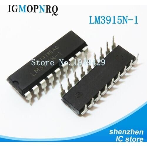 5PCS LM3915N-1 DIP18 LM3915-1 DIP LM3915N LM3915 DIP-18 new and IC