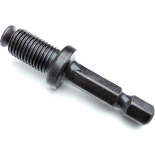 1pc 1/4" Hex Shank Adapter Male Thread Screw For Drill Chuck 9/14mm 1/4"-1/2" UK Thread Drill Chuck Adapters