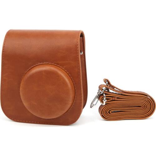 Photo Studio PU Camera Storage Case Vintage Sling Shell Bag for Fujifilm Instax Mini 11/9/8 Camera Fotografia Acessorio