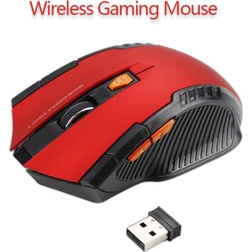 For Laptop PC 1600DPI 2.4GHz Wireless Gaming BT Mouse 6 Keys Computer Gaming Mouse Cordless USB Connect Bluetooth-compatible