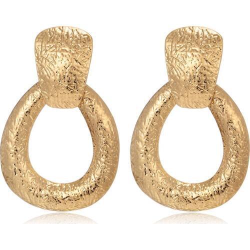 Big Geometric Drop Earring for Women Girls New Round Pendant Dangle Earrings Fashion Jewelry boucle d'oreille femme 2020