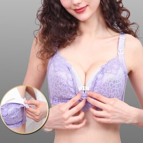Breastfeeding Nursing Maternity Wire free Bra Cotton for Pregnant Women Pregnancy Breast Comfortable Sleep Underwear