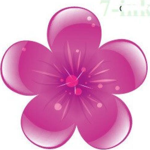 CC 27 6X6cm Little color Plum blossom flower tatoo Temporary Tattoos Sticker Water Transfer Fake waterproof Tattoo Gril Women