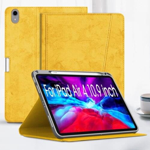 Cover for IPad Air 4 10.9 Inch 2020 Case Multi Viewing Angle Stand Cover for IPad Air 4th Generation Case with Pencil Holder