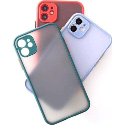 Soft Edge Solid Color Phone Case Is Suitable for Apple11 Solid Color Phone Case