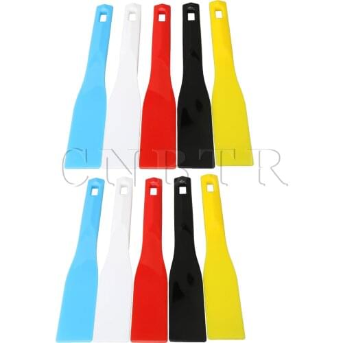 CNBTR 10PCS Printing Plastic Ink Shovels 29.5x4.5cm for DIY Painting Accessory