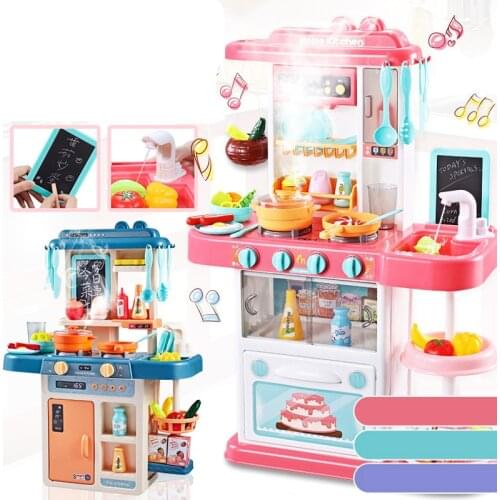 Childrens educational spray kitchen toys play house simulation kitchen cooking cooking boys and girls baby