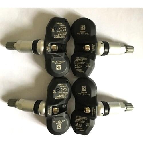 For 4pcs 4F0907275D 433Mhz Tire Pressure Monitoring Sensor TPMS For VOLK-SWAGEN TOUA-REG 2009-2010