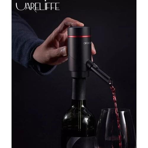 Urallife Circlejoy Electric Red Wine Dispenser Fast Sobering Automatic Wine Decanter Rechargeable Aerator Pourer For Kitchen Use